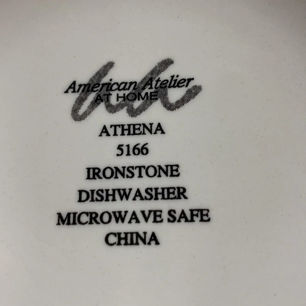 VTG. American Atelier “Athena” Creamy White Ironstone Ribbed Fluted Tea Pot!